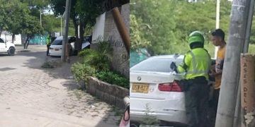 ‘Caballo’ Márquez no solo es noticia en el estadio, también en la calle: Le inmovilizan el carro en Santa Marta y se fue a pie 