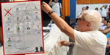 Número 1 Joao Herrera en la posición de candidatos en el tarjetón electoral por la alcaldía de Soledad