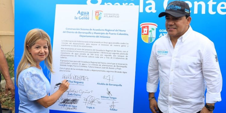 Agua potable las 24 horas para 1.6 millones de atlanticenses, anuncia Gobernadora Elsa Noguera