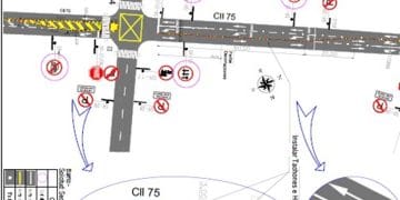 A partir del 17 de agosto se implementa micro intervención en la calle 75 entre carreras 43 y 45
