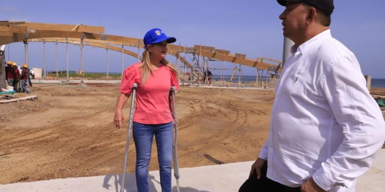 “Obras del Centro de Deportes Náuticos en Salinas del Rey avanzan con miras a impulsar el turismo deportivo”: Elsa Noguera
