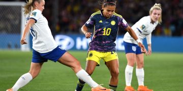 Colombia pierde 2-1 parcialmente con Inglaterra en los cuartos del Mundial Femenino
