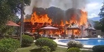 Voraz incendio consumió una finca en Santa Fe de Antioquia