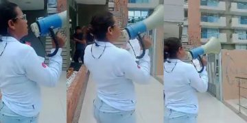 ¡Las vainas de mi pueblo! operarios de Air-e con megáfonos en mano, cobran a “morosos” en Villa Campestre