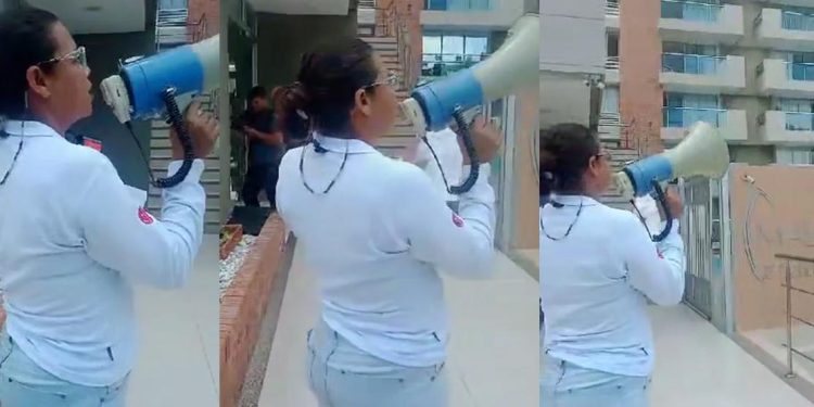 ¡Las vainas de mi pueblo! operarios de Air-e con megáfonos en mano, cobran a “morosos” en Villa Campestre