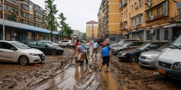 Fuertes lluvias en Pekín dejan 11 muertos y 27 desaparecidos, tras el paso del tifón Doksuri