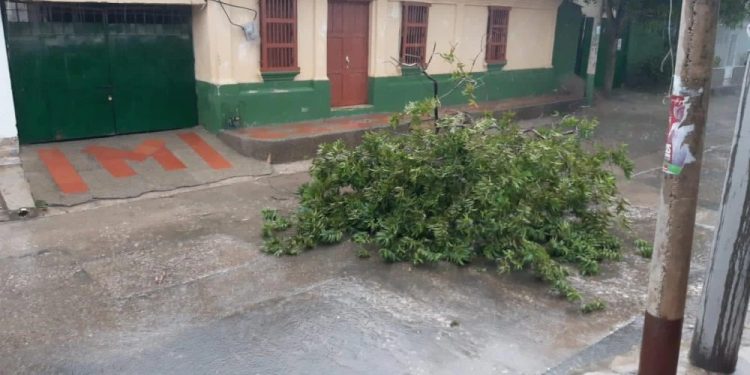 Emergencias por tormenta eléctrica con fuertes vientos en cinco municipios del Atlántico