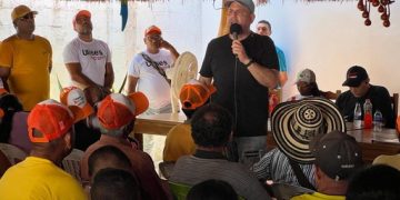 Harry Canedo recorrió el Atlántico recibiendo adhesiones a su campaña