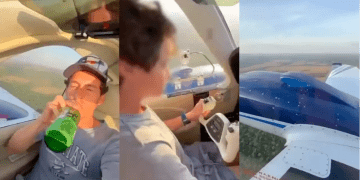 Padre murió junto a su hijo tras dejarlo pilotar un avión mientras él tomaba cerveza