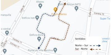 A partir del lunes 4 de septiembre de 2023 cambio de sentido vial en barrio Villa Carolina