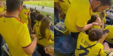 Por una silla, Agmeth Escaf protagonizó fuerte discusión con familia de Luis Díaz en el Metropolitano