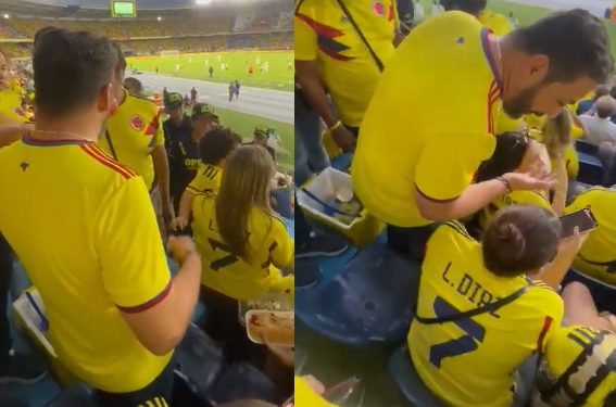 Por una silla, Agmeth Escaf protagonizó fuerte discusión con familia de Luis Díaz en el Metropolitano