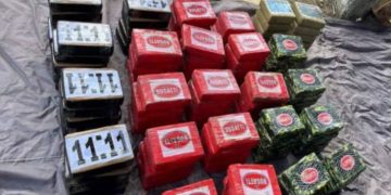 Incautadas más de 1,2 toneladas de cocaína y detenidas cinco personas en San Andrés