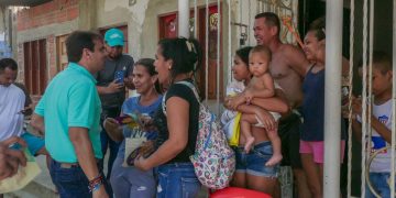 Varela lleva mensaje de renovación la suroccidente de Barranquilla