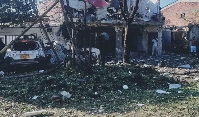 En atentado contra la Policía en Jamundí, disidencias emplearon 150 kilos de explosivos 