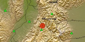 Nuevo temblor sacudió a Colombia: fue de 5.0 en el municipio de Los Santos