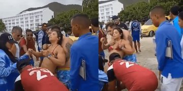 En Santa Marta una mujer se paralizó en medio de paseo en un yate