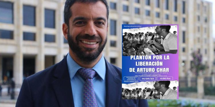 Convocan plantón en la Plaza de la Paz para pedir la libertad del exsenador Arturo Char