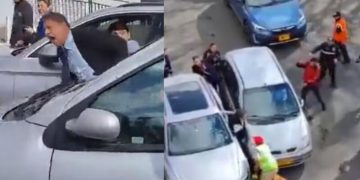 Capturan a conductor que atropelló a otro a las afueras de un grado en el Movistar Arena