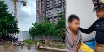 Rescatan a joven domiciliario que fue arrastrado por arroyo en el barrio Villa Carolina de Barranquilla
