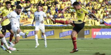 Con un amargo empate 2-2  terminó el partido entre la Selección de Colombia y Uruguay