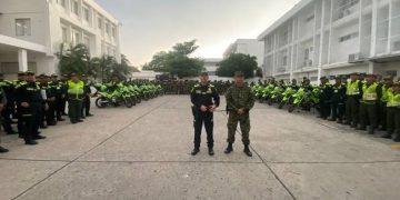Más de mil policías garantizarán la seguridad en Barranquilla por partido de Colombia