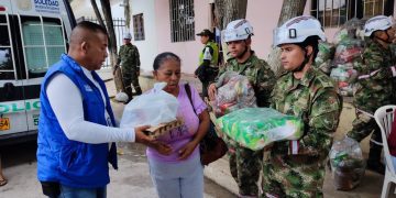 Alcaldía de Soledad continúa con la entrega de ayudas humanitarias a damnificados por las lluvias