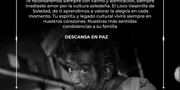 “Soledad despide a un grande de la Cultura: se nos fue Jorge Isaac Osorio Escorcia”