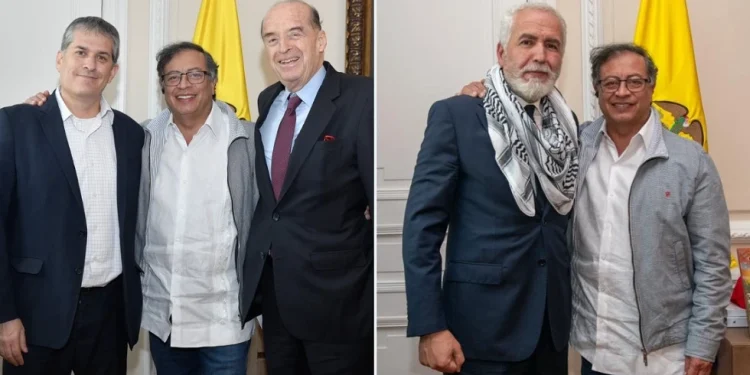 Presidente Petro tras recibir a los embajadores de Israel y Palestina, anunció la apertura de embajada en Ramallah