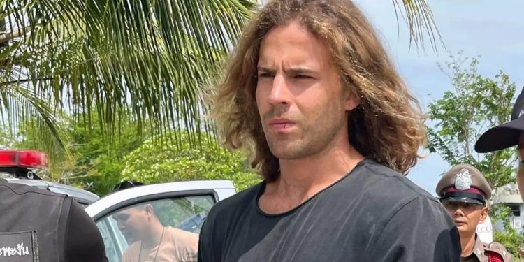 Daniel Sancho salió de prisión por primera vez para comparecer ante el juez
