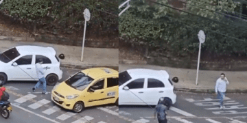 Nuevo caso de fleteo en Medellín quedó registrado en video
