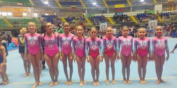 Gymnastics Gold tuvo una formidable presentación en Sudamericano de Gimnasia Artística Femenina
