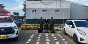 Lo capturan con marihuana envuelta en papel aluminio en un puesto de control en Arjona