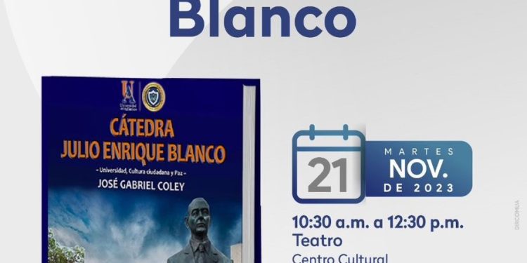 Uniatlántico invita al lanzamiento del libro ‘Cátedra Julio Enrique Blanco