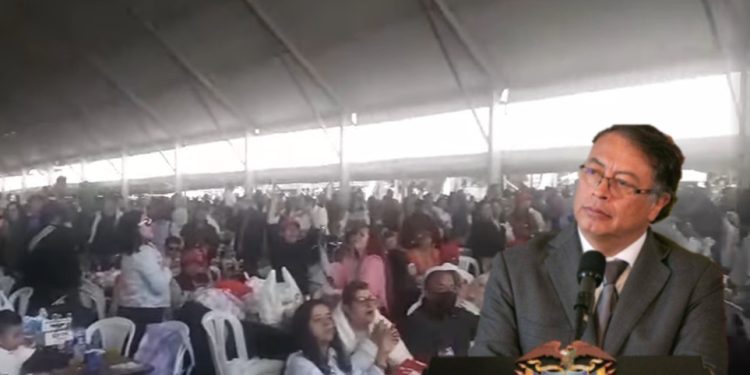 Turbulencia política en celebración militar: “¡Fuera Petro!” resuena entre suboficiales durante el ‘Día del afiliado’