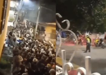 Lluvia de piedras y botellas en fiesta de precarnaval en Cartagena