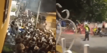 Lluvia de piedras y botellas en fiesta de precarnaval en Cartagena