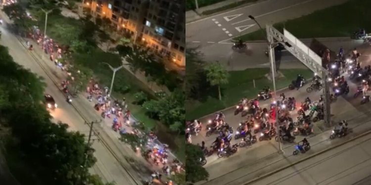 “Pasaron por las narices de la Policía”: el regaño del alcalde Pumarejo por caravana de motos en Barranquilla