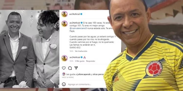 “Si te caes 100 veces, yo estaré contigo 101”: Aldair Valenciano a su padre Iván