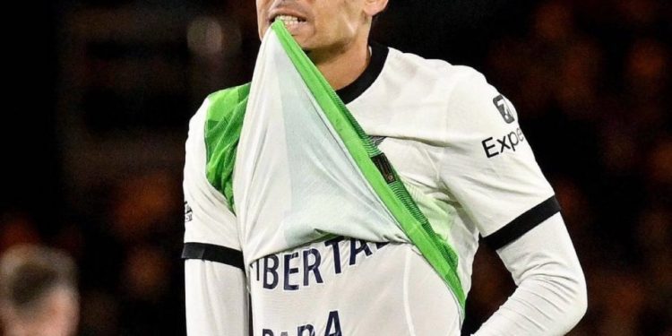 Tras anotar gol Luis Díaz, volvió a pedir libertad para su padre