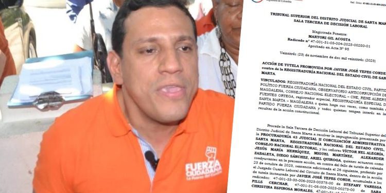 Revocada tutela que avaló inscripción de Jorge Agudelo para la alcaldía de Santa Marta