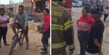 Vándalos atacan con piedras un carro de bomberos en Bogotá; ponen en riesgo a los socorristas