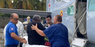 Residente de Providencia fue trasladado a San Andrés en una misión de traslado aeromédico