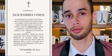 Velatón en memoria de Jack Ramírez Comas para clamar justicia