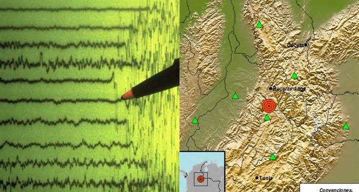 Fuerte sismo de 4.1 sacudió Bucaramanga y el centro del país