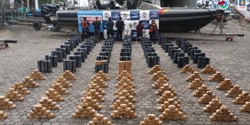 Cárcel para tres extranjeros y un colombiano que pretendían sacar más de tonelada y media de cocaína en un semisumergibles rumbo a México
