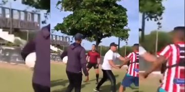 Árbitro fue blanco de brutal golpiza en Puerto Colombia después de partido de fútbol infantil