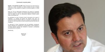 Senador David Luna denuncia robo en su residencia: “Impotencia y angustia genera una situación así”