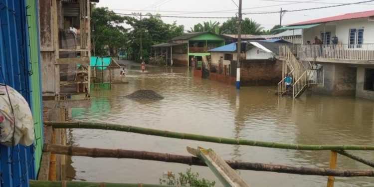 Un poco más de 3 mil familias en Tumaco, afectadas por la creciente del río Cauanpi