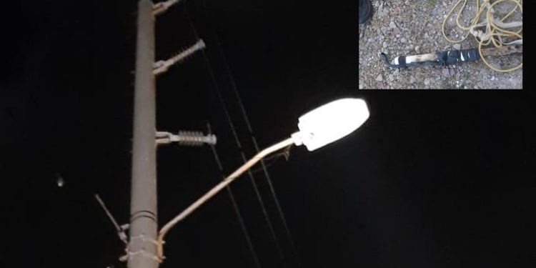 En Puerto Colombia roban cables eléctricos en inmediaciones del Lago del Cisne